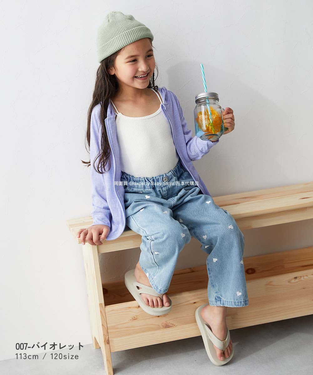 Japanese children's clothing dev!rock UV-proof thin hooded jacket 100-160cm boys/girls spring/summer OUTERWEAR