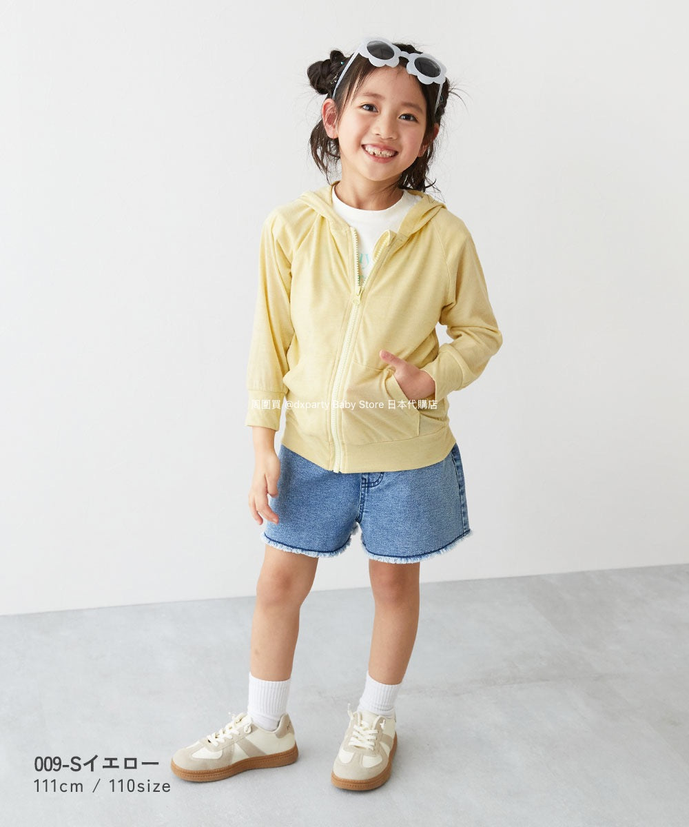 Japanese children's clothing dev!rock UV-proof thin hooded jacket 100-160cm boys/girls spring/summer OUTERWEAR