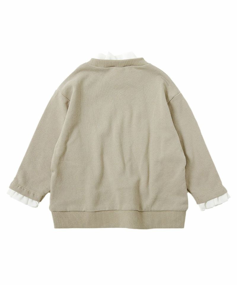 日本童裝 dev!rock 多層荷葉邊衛衣 100-160cm 女童款 冬季 TOPS