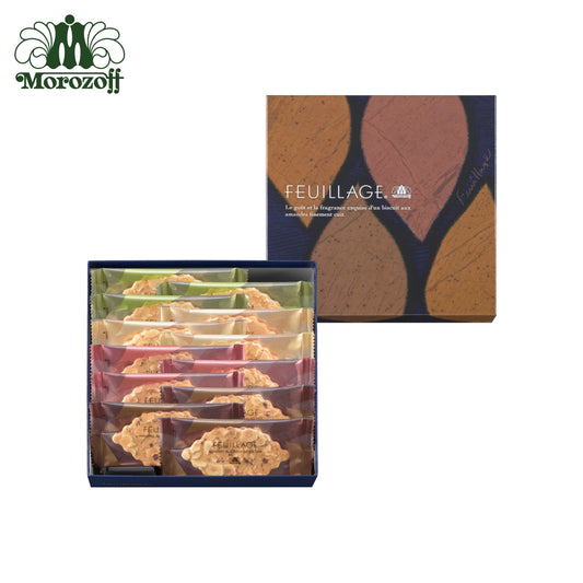 日本直送 Morozoff FEUILLAGE葉片薄脆盒 12/16/20/32片 聖誕快樂特輯 新年行運發財特輯 Christmas Happy New Year 馬年 限定手信