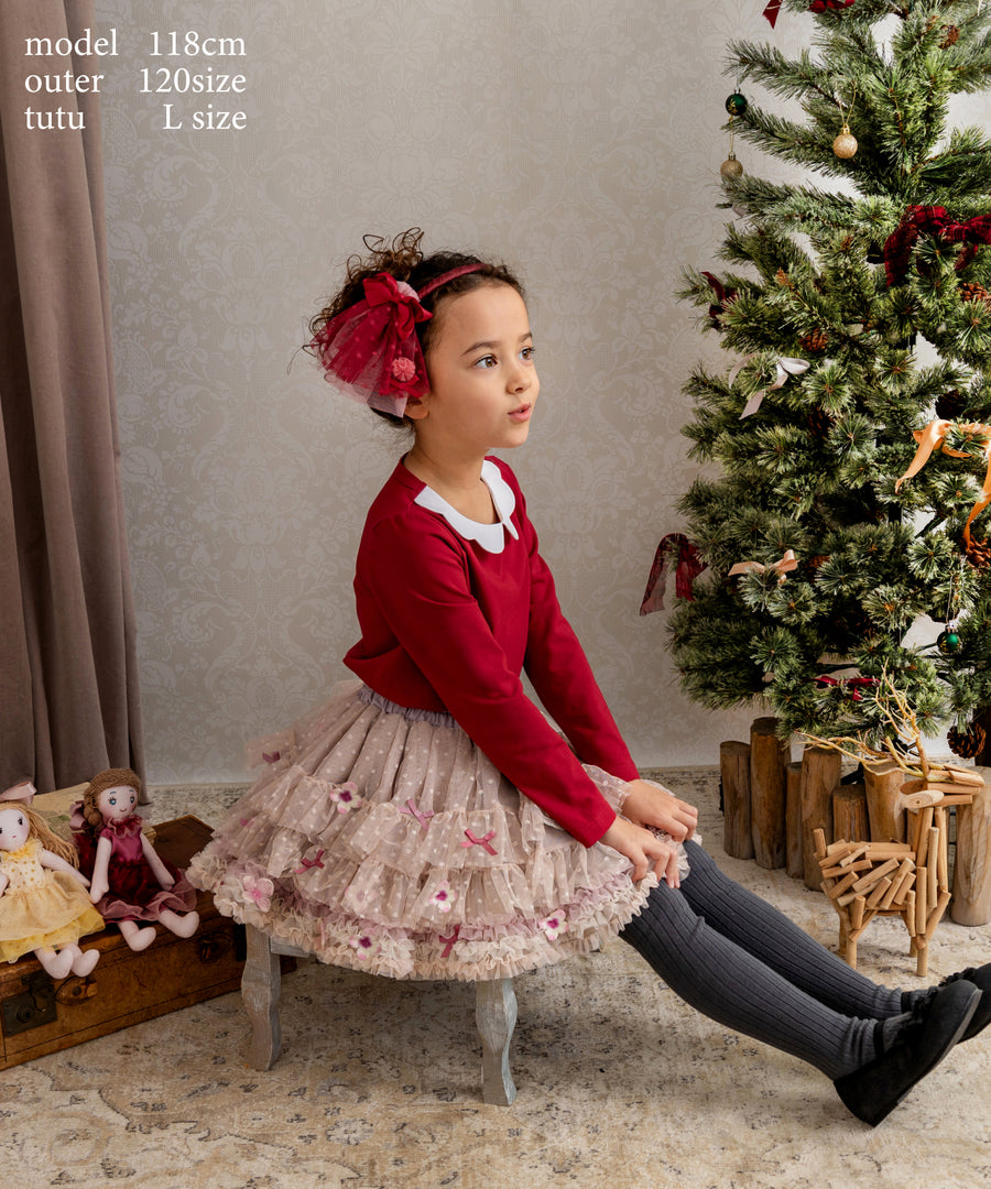 Japanese children's clothing panpantutu berry red angel color top 80-150cm girls summer TOPS