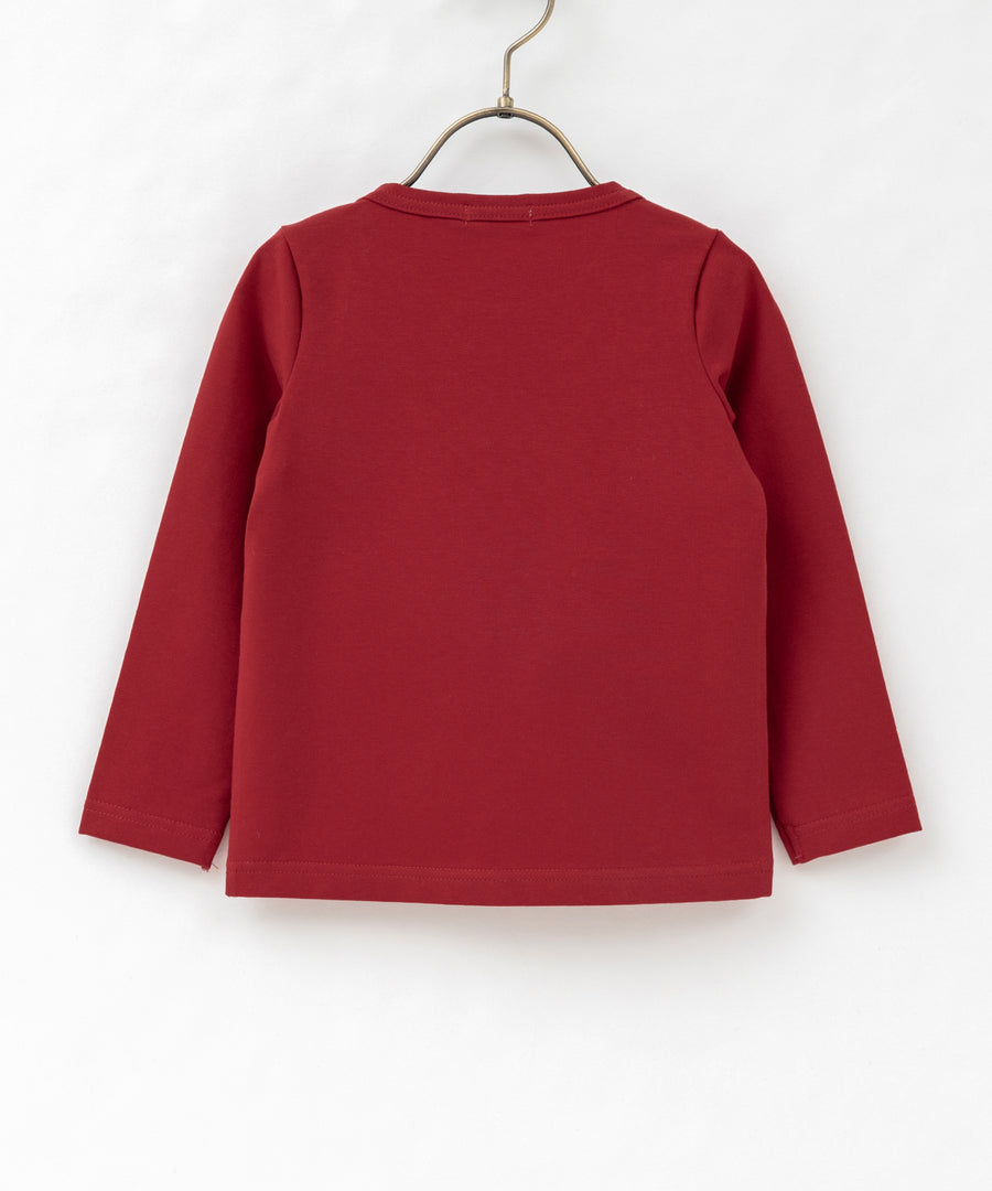 Japanese children's clothing panpantutu berry red angel color top 80-150cm girls summer TOPS