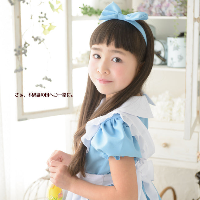日本童裝 愛麗絲夢遊仙境 Alice公主連身裙 100-160cm 女童款 萬聖節 Cosplay服裝 Halloween攪鬼特輯