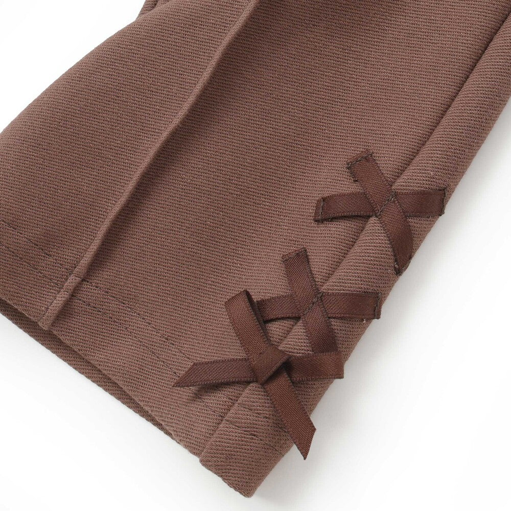 日本童裝 SLAP SLIP 緞帶心型貼片長褲 80-130cm 女童款 秋季 PANTS