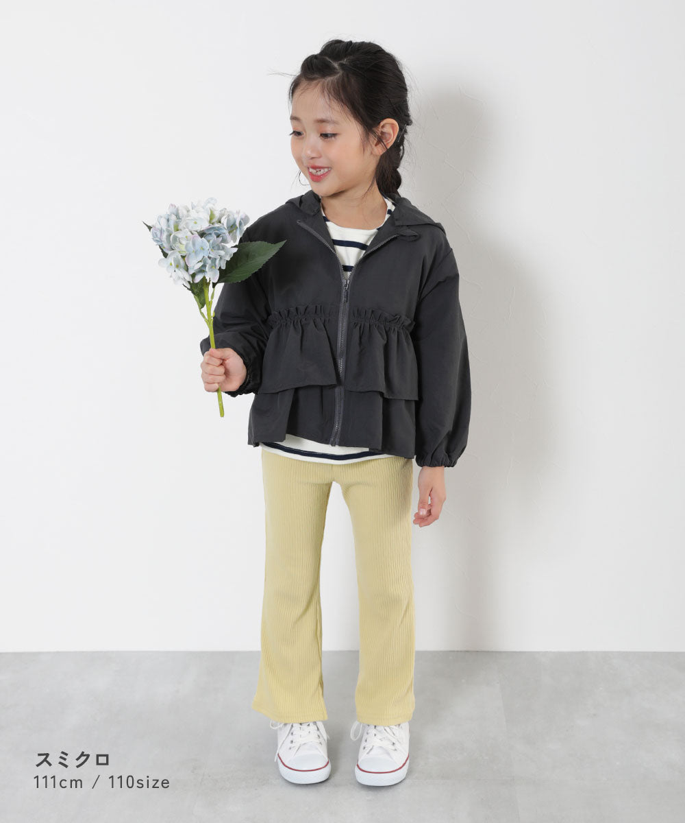 Japanese children's clothing dev!rock waterproof series skirt thin jacket with detachable hood 100-160cm girls spring and summer OUTERWEAR