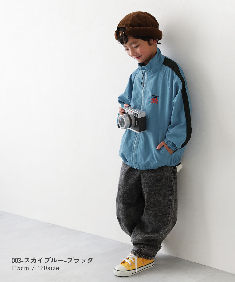 Japanese children's clothing dev!rock waterproof series stand collar thin jacket 100-160cm boys/girls spring and summer outerwear