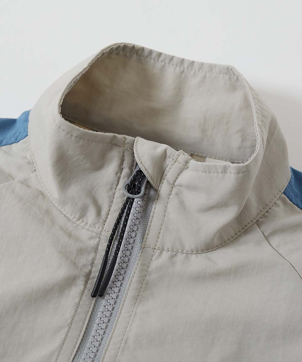 Japanese children's clothing dev!rock waterproof series stand collar thin jacket 100-160cm boys/girls spring and summer outerwear