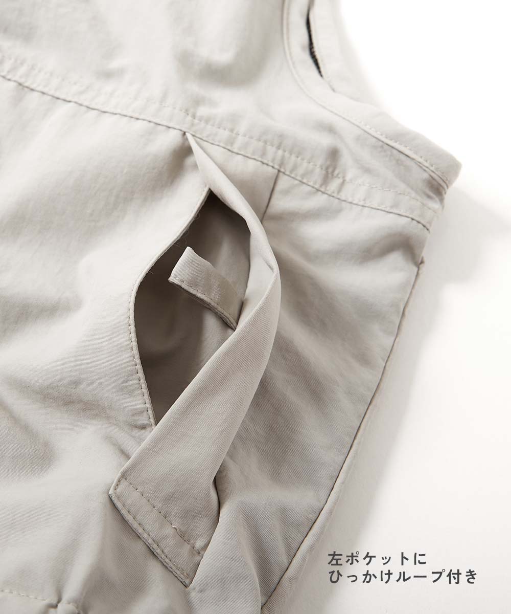 Japanese children's clothing dev!rock waterproof series stand-up collar thin vest jacket with storage 100-160cm boys/girls spring and summer OUTERWEAR