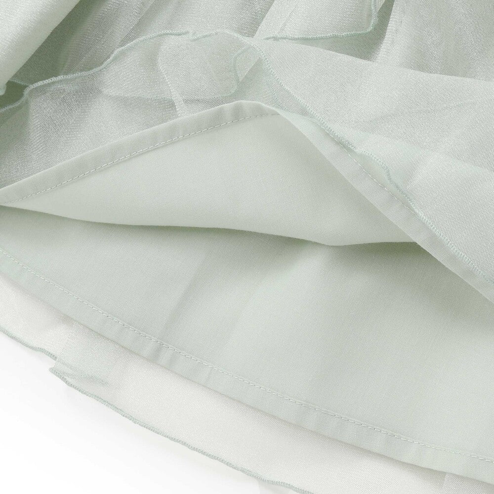 日本童裝 SLAP SLIP 【スラプリ】肩部荷葉邊薄紗上衣 80-130cm 女童款 秋季 TOPS
