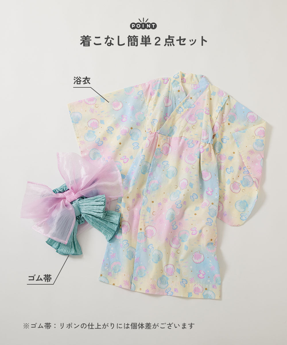 Japanese children's clothing dev!rock Yukata Japanese Kimono 90-160cm Girls Summer Dresses Japanese Summer Festival Special