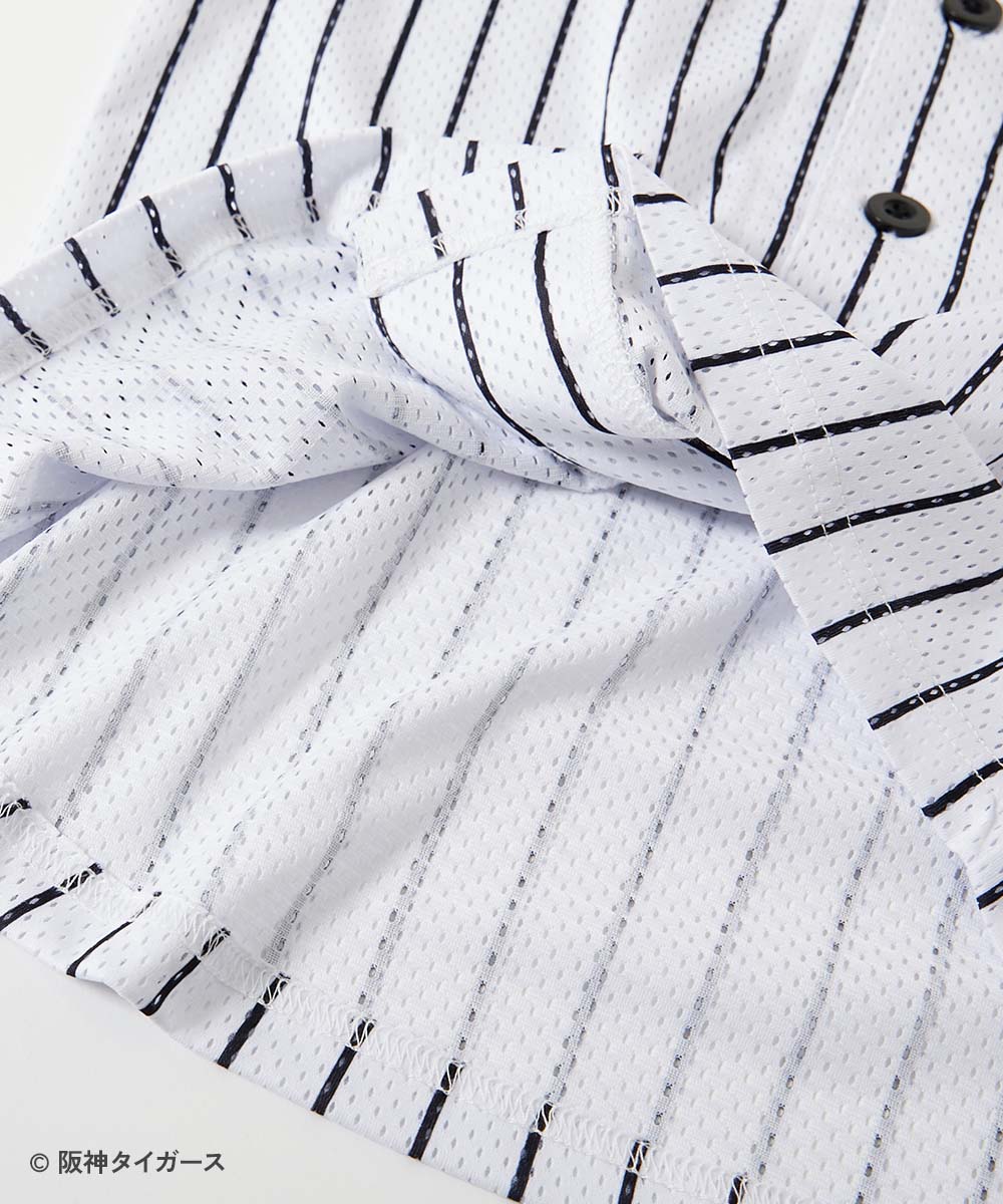 Japanese children's clothing dev!rock x Hanshin Tigers parent-child mesh baseball jacket Free Size Adult Summer TOPS OUTERWEAR