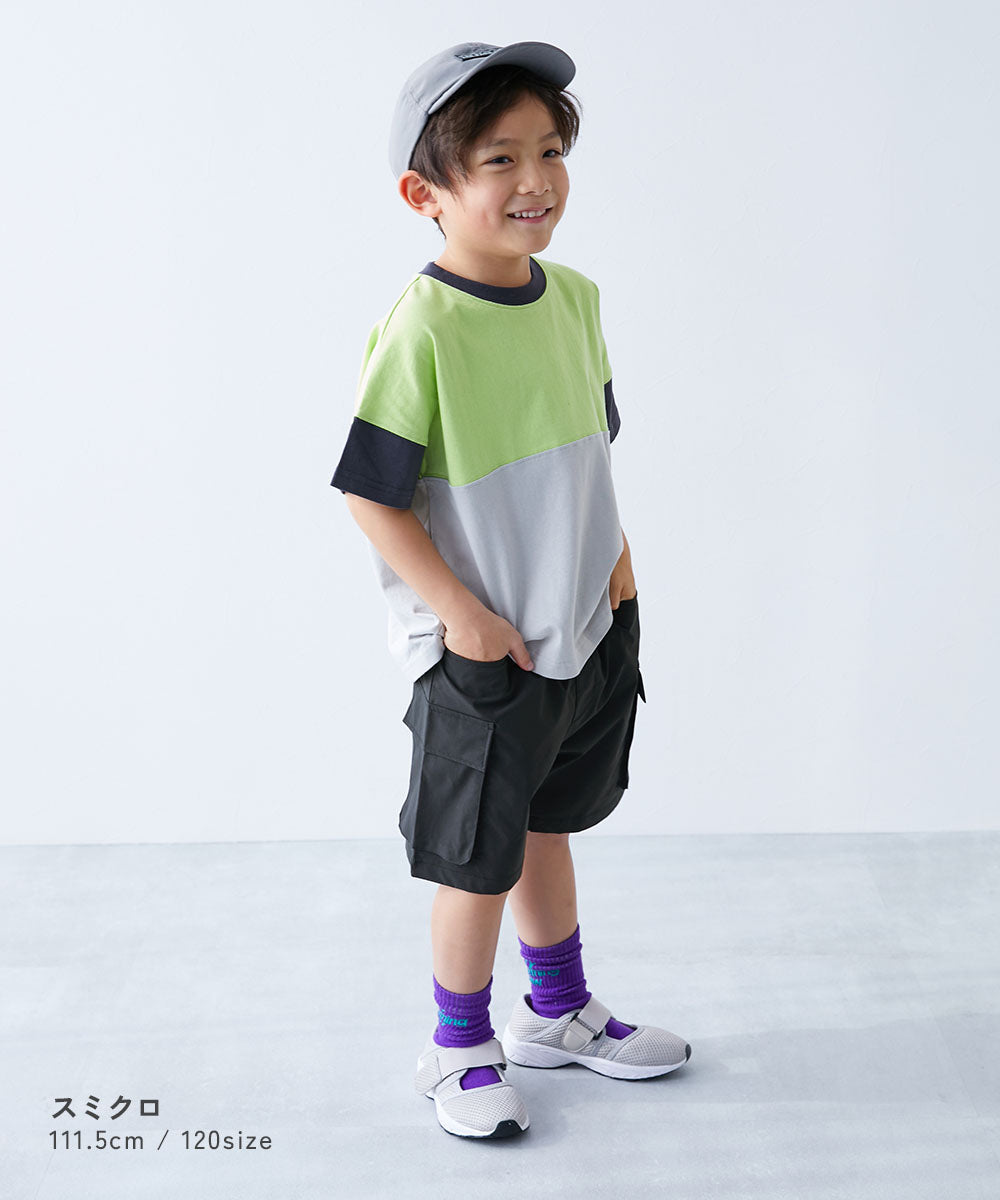 日本童裝 dev!rock 抗皺面料 工裝短褲 100-160cm 男童款/女童款 夏季 PANTS