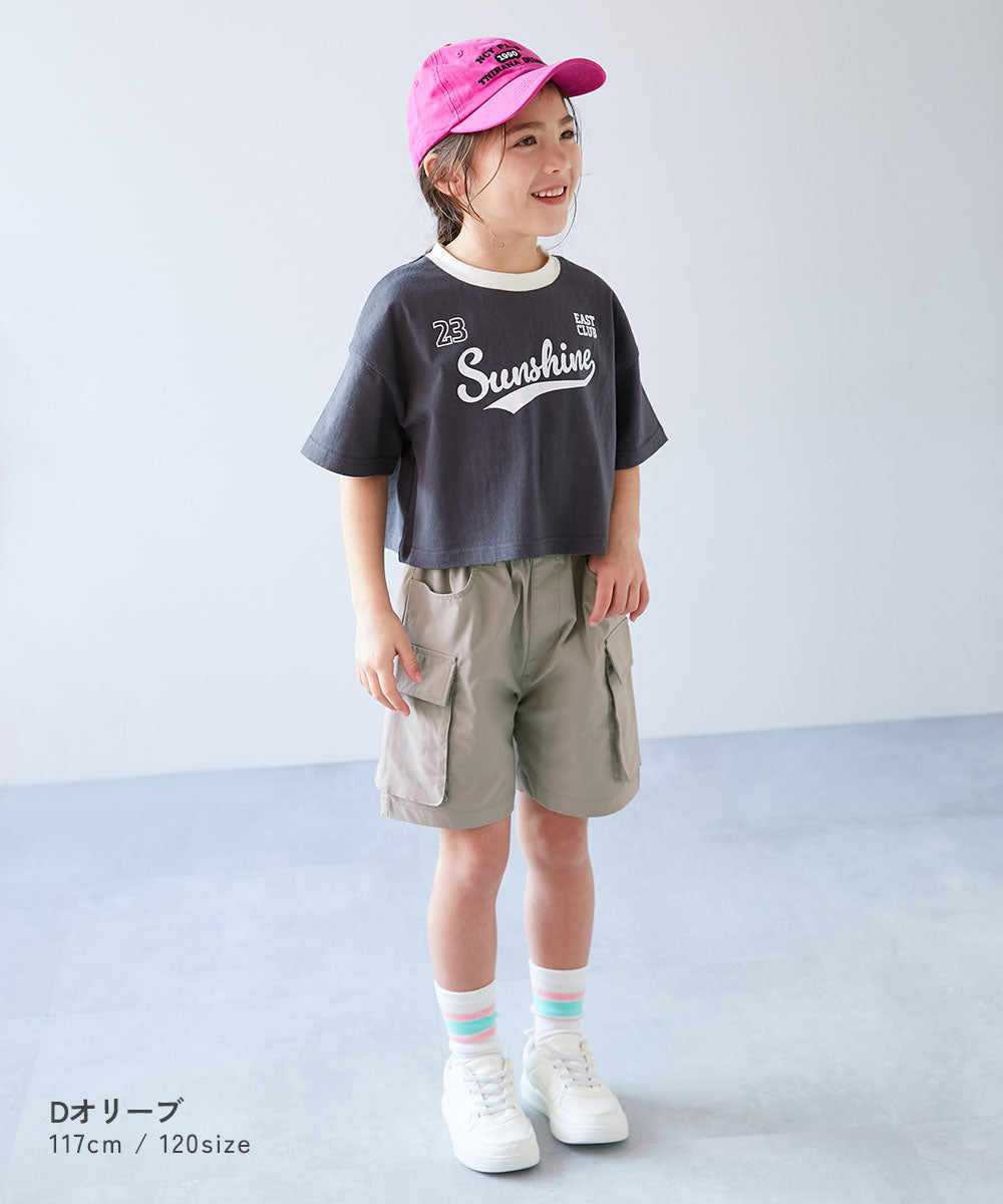 日本童裝 dev!rock 抗皺面料 工裝短褲 100-160cm 男童款/女童款 夏季 PANTS