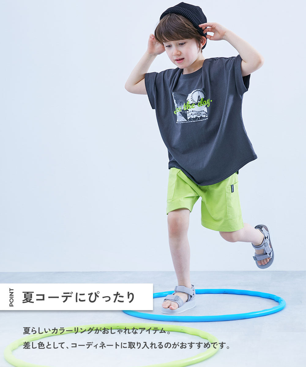 日本童裝 dev!rock 防污 防UV 短褲 100-160cm 男童款/女童款 夏季 PANTS
