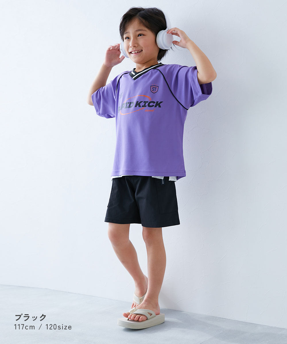 日本童裝 dev!rock 防污 防UV 短褲 100-160cm 男童款/女童款 夏季 PANTS