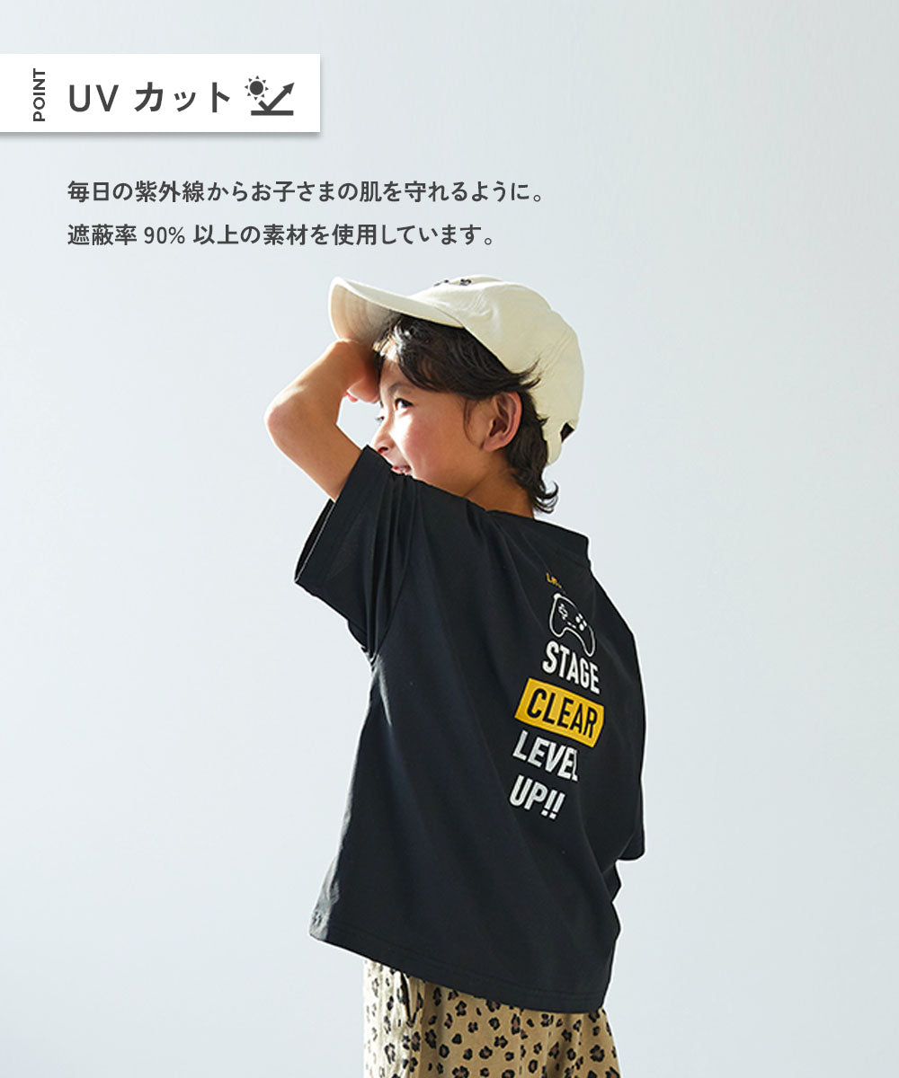 Japanese dev!rock Washable UV-resistant printed tops (100-160cm) for boys and girls (Summer TOPS)