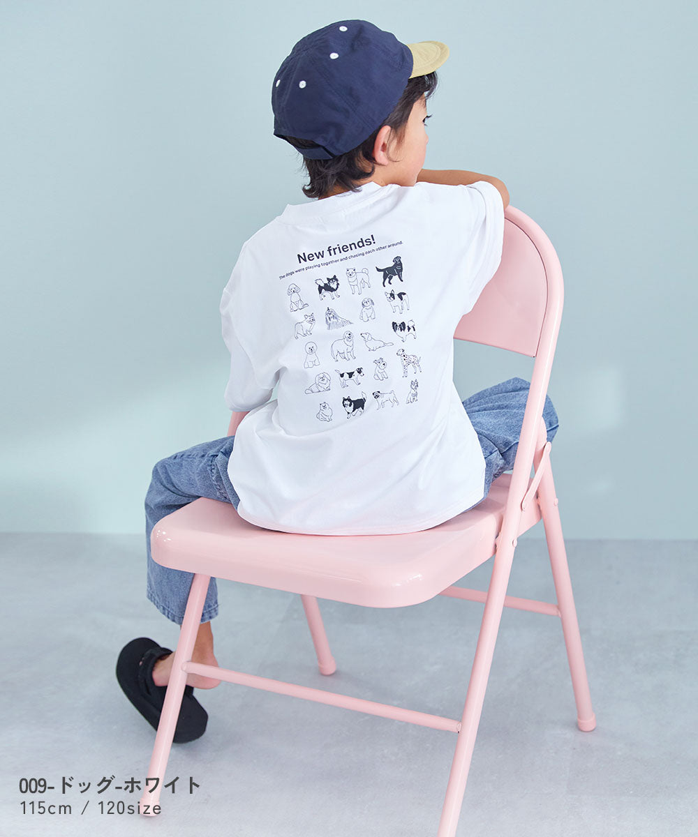 Japanese dev!rock Washable UV-resistant printed tops (100-160cm) for boys and girls (Summer TOPS)
