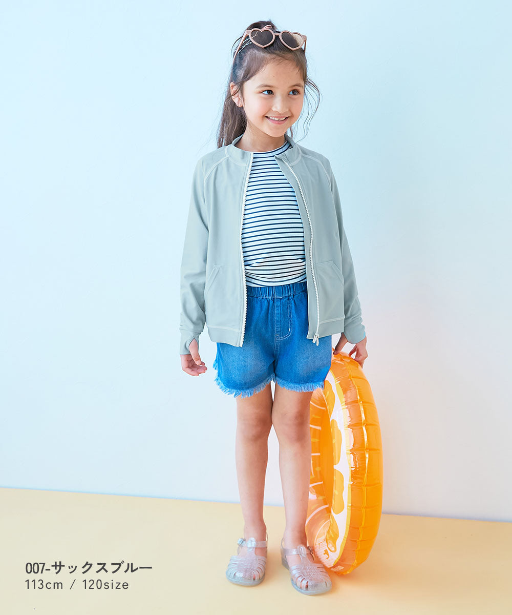 Japanese children's clothing dev!rock UV-blocking swimsuit jacket 100-160cm boys/girls summer swimsuit special edition