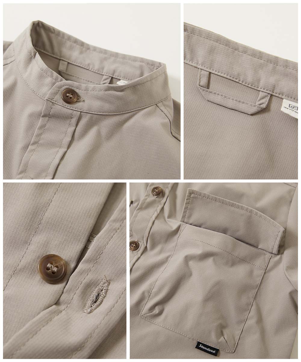 Japanese dev!rock wrinkle-resistant work shirts (100-160cm) for boys and girls (Summer TOPS OUTERWEAR)