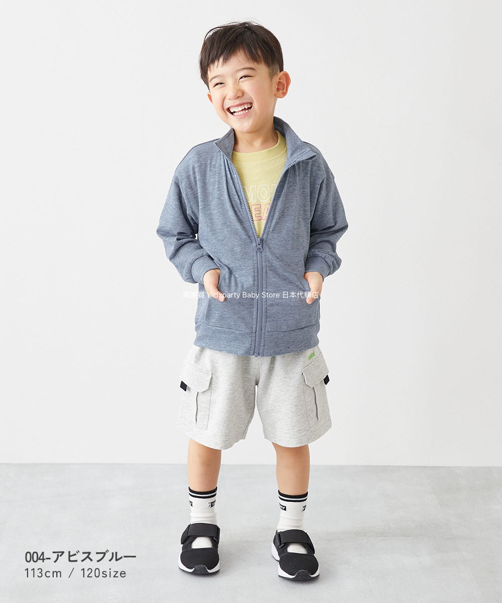 Japanese children's clothing dev!rock UV protection thin stand collar jacket 100-160cm boys/girls spring and summer outerwear