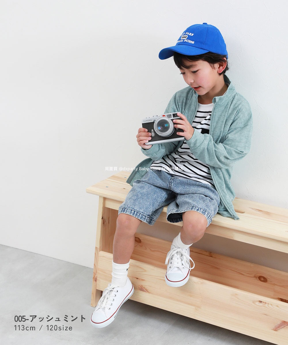 Japanese children's clothing dev!rock UV protection thin stand collar jacket 100-160cm boys/girls spring and summer outerwear