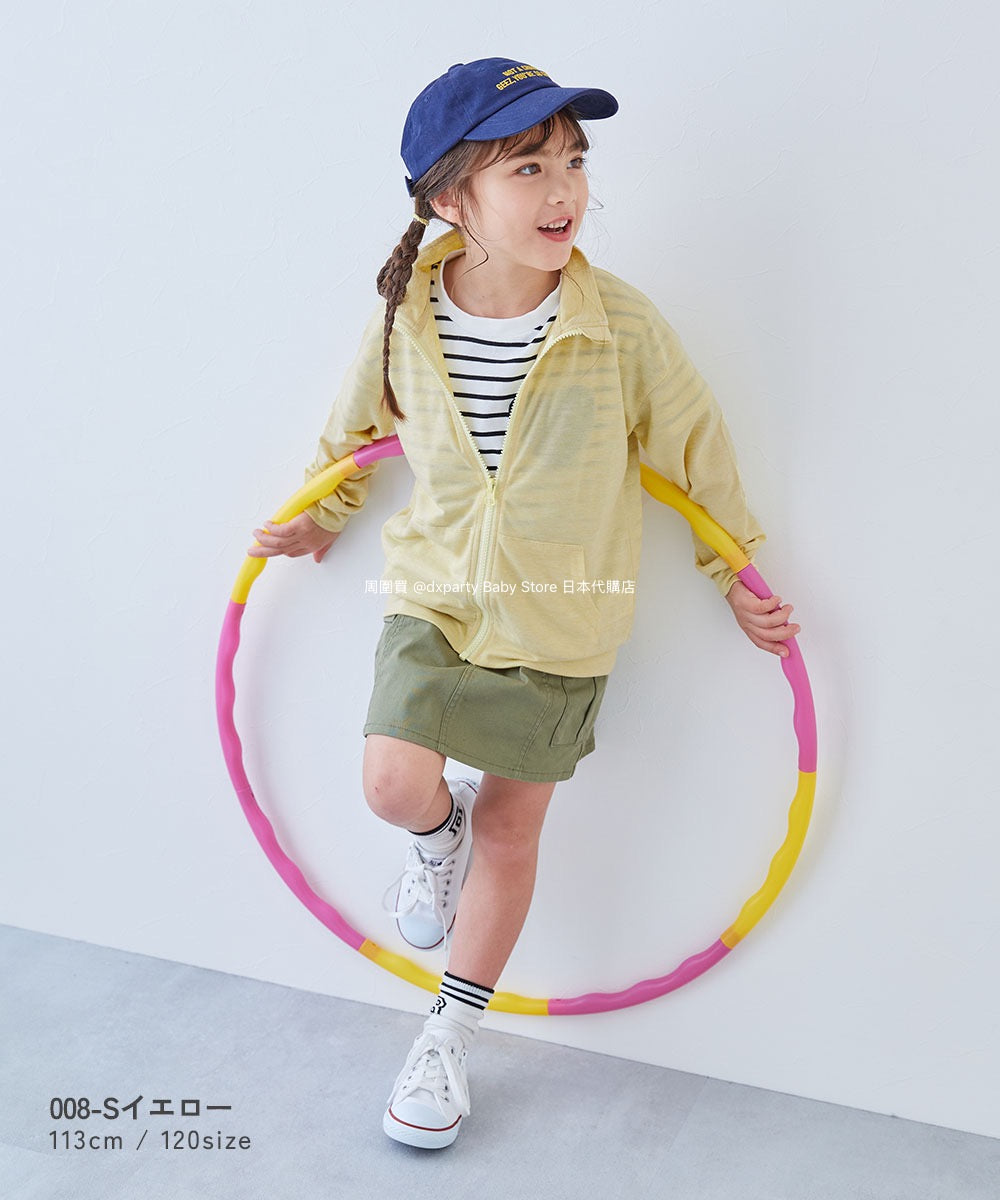 Japanese children's clothing dev!rock UV protection thin stand collar jacket 100-160cm boys/girls spring and summer outerwear