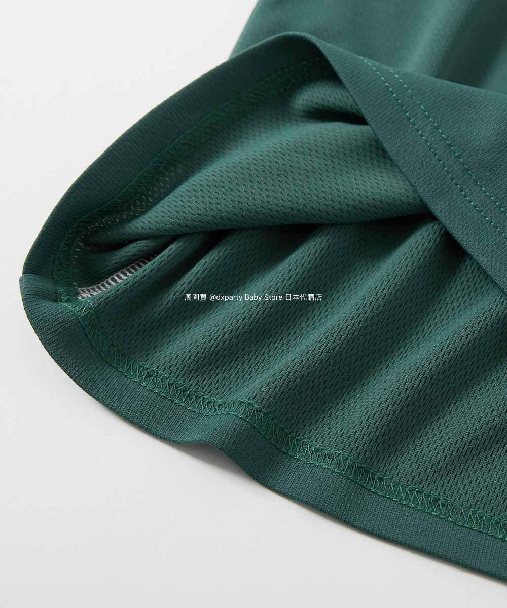 Japanese children's clothing dev!rock Cooling Quick-Drying Series Smooth Stretch Mesh Breathable Sports Colorblock T-shirt 100-160cm Contact Cooling Boys/Girls Summer TOPS Sports Series