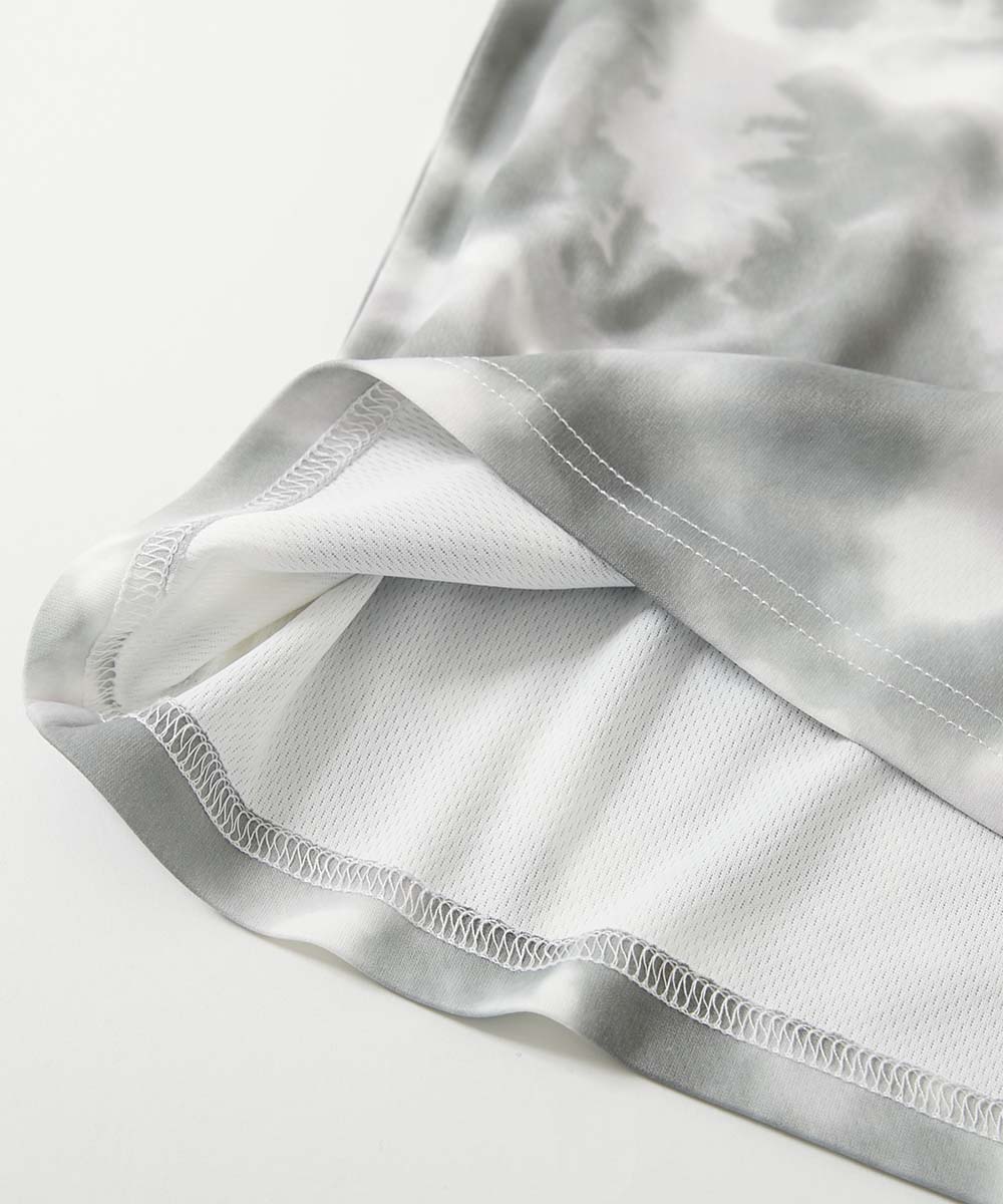 Japanese children's clothing dev!rock Cooling Quick-Drying Series Smooth Stretch Mesh Breathable Short-Sleeve Top 100-160cm Contact Cooling Boys/Girls Summer TOPS Sports Series