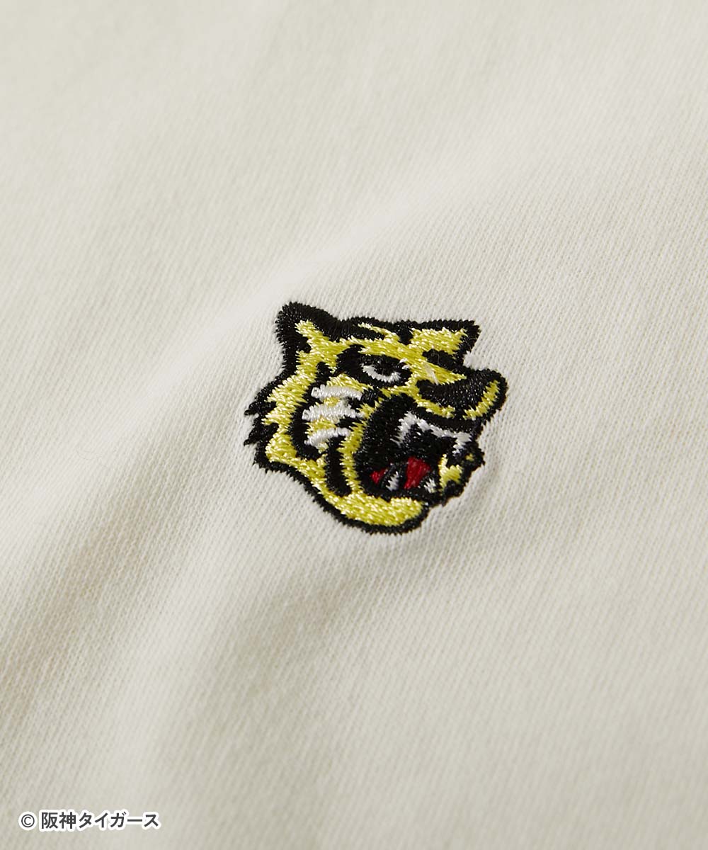 Japanese dev!rock x Hanshin Tigers parent-child embroidered short-sleeved top (100-160cm) for boys and girls (summer TOPS)