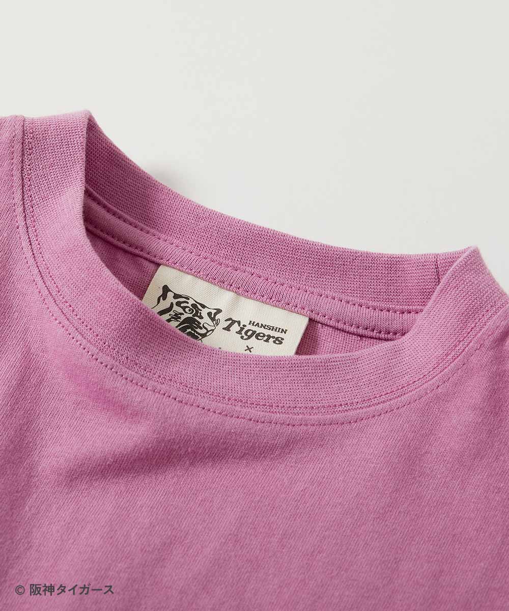 Japanese dev!rock x Hanshin Tigers parent-child embroidered short-sleeved top (100-160cm) for boys and girls (summer TOPS)