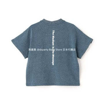 Japanese children's clothing X-girl Stages contact cool color block logo print top 80-140cm girls summer TOPS