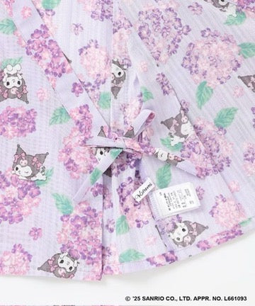 Japanese children's clothing aF#a325 x Sanrio 2Way Yukata Japanese Kimono 110-150cm Girls Summer Outerwear Skirts Japanese Summer Festival Special