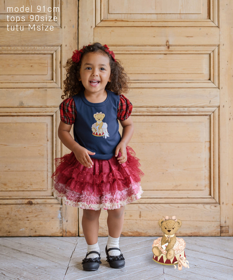 Japanese children's clothing panpantutu pomegranate gem tutu skirt 70-140cm girls' newborn baby summer SKIRTS