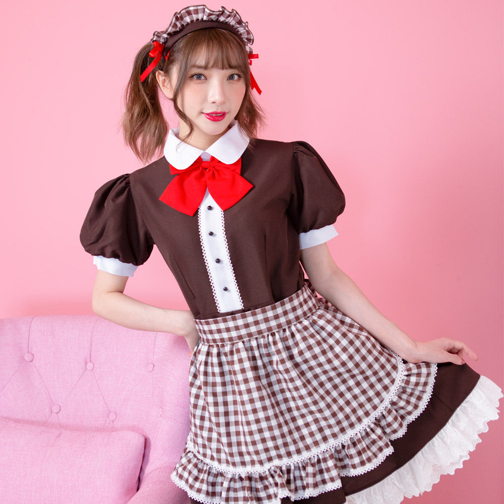 日本直送 咖啡店女僕 M-L 大人款 萬聖節 Cosplay服裝 Halloween攪鬼特輯 AAA