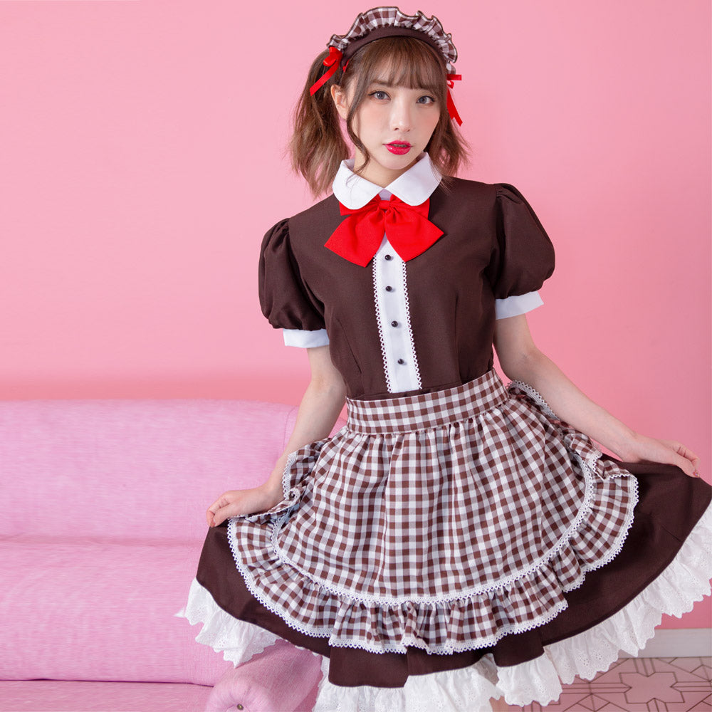日本直送 咖啡店女僕 M-L 大人款 萬聖節 Cosplay服裝 Halloween攪鬼特輯 AAA