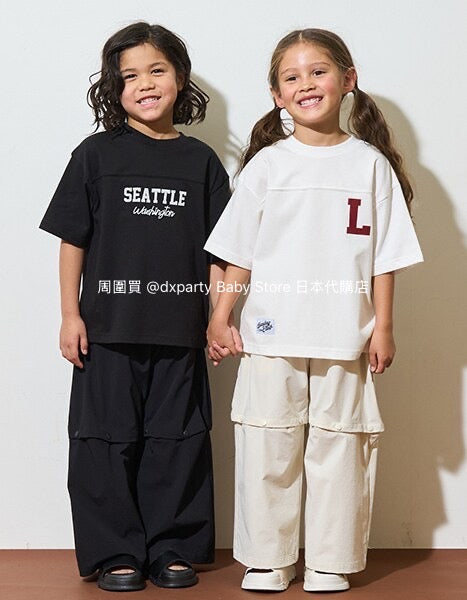 Japanese children's clothing b・R# 2Way detachable shorts loose stretch pants 100-150cm boys/girls spring and summer PANTS