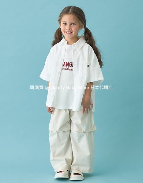 Japanese children's clothing b・R# 2Way detachable shorts loose stretch pants 100-150cm boys/girls spring and summer PANTS