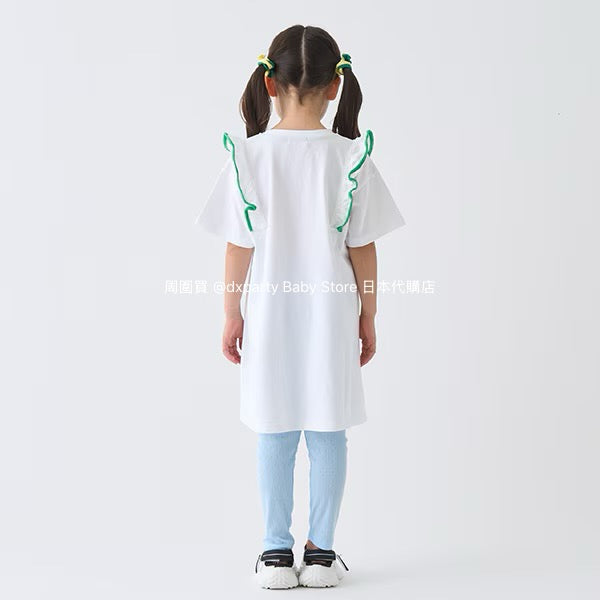 Japanese children's clothing mini#ML anti-fouling series ruffle dress 90-140cm girls summer dresses