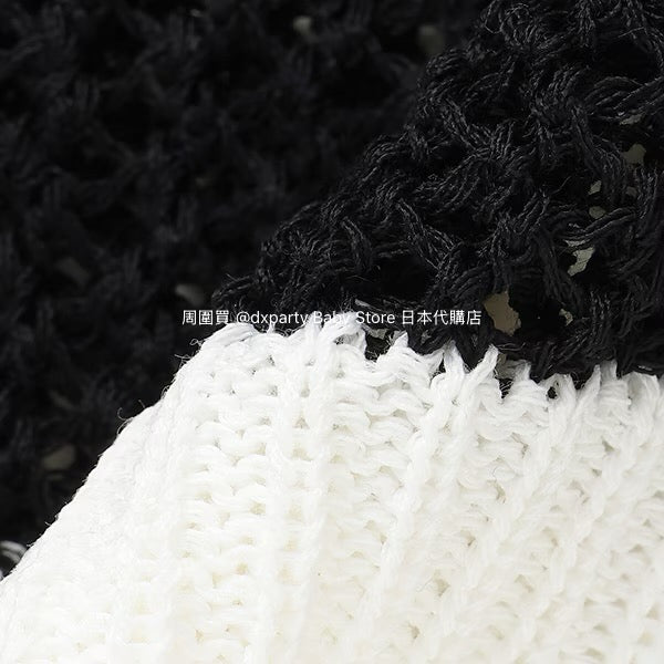 Lovetoxic Japanese children's clothing hollow knit short jacket 140-170cm girls summer OUTERWEAR