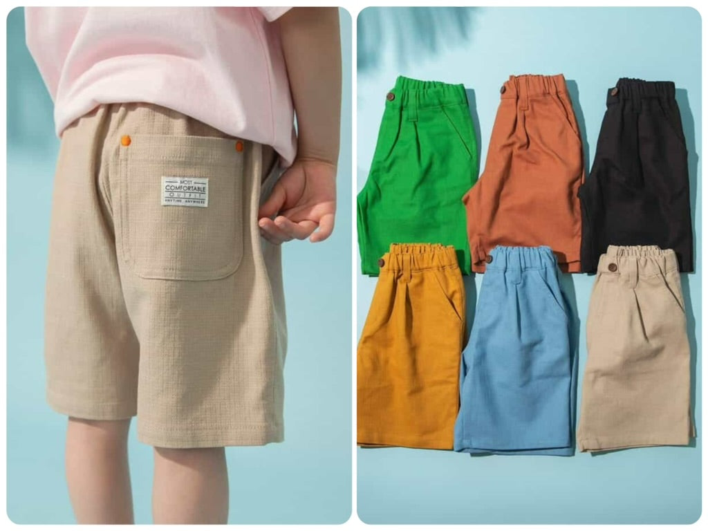 Japanese children's clothing BREEZE versatile casual shorts 80-150cm boys'/girls' summer PANTS