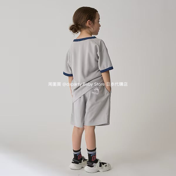 Japanese Kidswear mini#ML Quick-Dry Series Contact Cooling Two-Piece Sports Set (90-140cm) Boys'/Girls' Summer TOPS PANTS