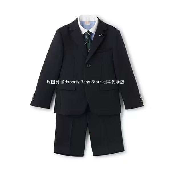 Japanese children's clothing pe#main three-piece suit 110-130cm boys' summer TOPS PANTS OUTERWEAR interview/banquet/performance