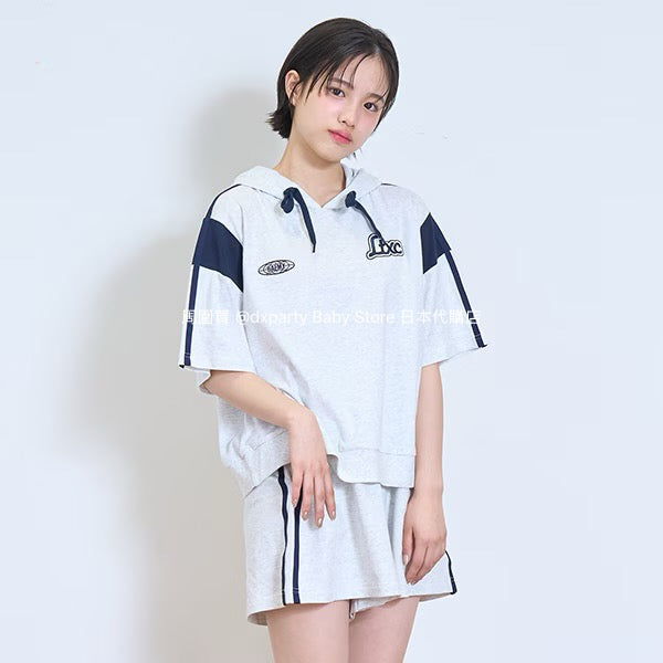 Lovetoxic Japanese Children's Clothing Two-Piece Sports Set (140-170cm) Girls Summer TOPS PANTS