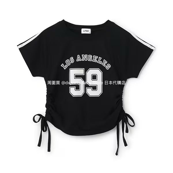 Lovetoxic Japanese children's clothing drawstring top 130-170cm girls summer TOPS