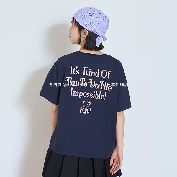 Lovetoxic Japanese children's clothing letter print top 130-160cm girls summer TOPS