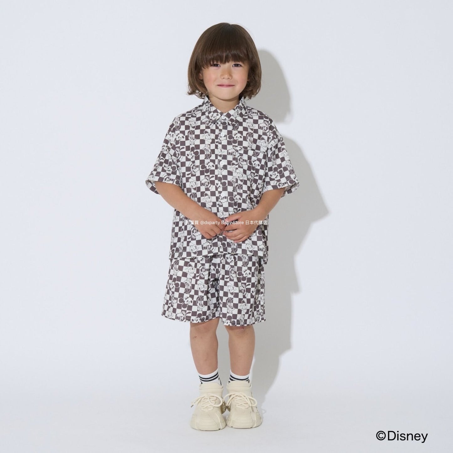 Japanese children's clothing b・R# x Diseny full-print shorts 100-150cm boys'/girls' summer PANTS