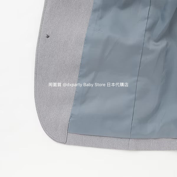 Japanese children's clothing pe#main three-piece suit 110-130cm boys' summer TOPS PANTS OUTERWEAR interview/banquet/performance