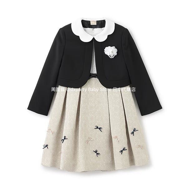 Japanese children's clothing pe#main dress two-piece suit 110-130cm girls summer dress outerwear interview / banquet / performance