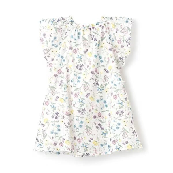 Japanese children's clothing pe#main dress 80-130cm girls summer dresses