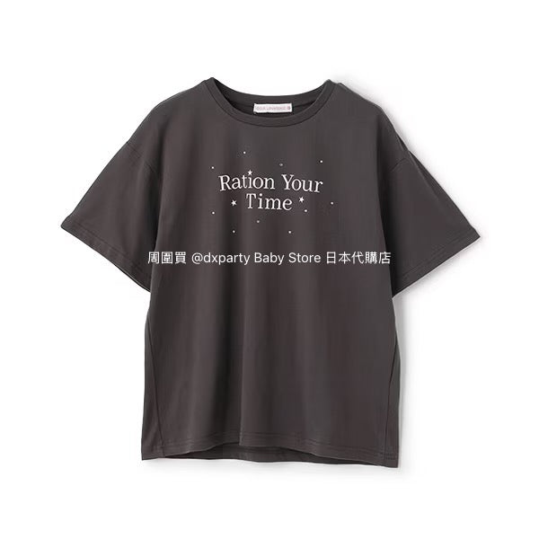 Lovetoxic Japanese children's clothing letter print top 140-160cm girls summer TOPS